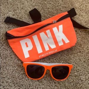VS Pink spring break Fanny pack with glasses